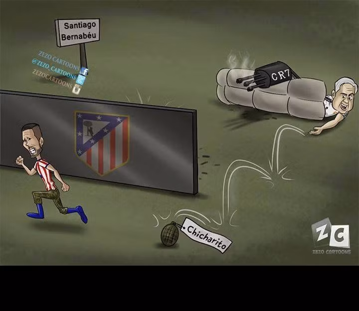 Chiến lược gia lão làng của Real Madrid đã khôn khéo tung quả lựu đạn nhỏ mang tên Chicharito sang nhà của Atletico Madrid.