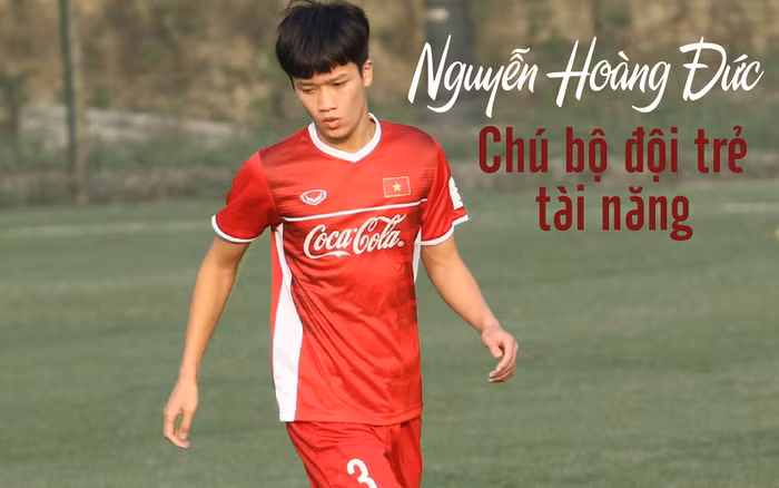 Nguyễn Hoàng Đức sinh năm 1998, anh sở hữu chiều cao lý tưởng 1m83. Điểm mạnh của cầu thủ trẻ này là sự đa năng, anh có thể chơi ở vị trí trung vệ, tiền vệ trung tâm và thậm chí là tiền đạo khi cần thiết.