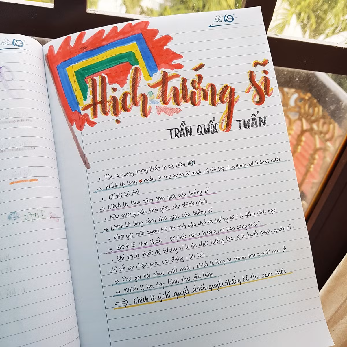 Nhung cuon vo ghi bai khien dan mang nhin thoi la muon di hoc