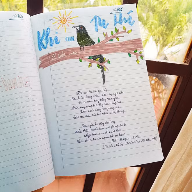 Bằng những nét vẽ khá thô chưa qua trau chuốt nhưng đã miêu tả được nội dung của bài học đang hướng tới, các bức vẽ trong cuốn vở ghi bài nhanh chóng trở nên khá hót và được nhiều bạn trẻ thích thú làm theo.