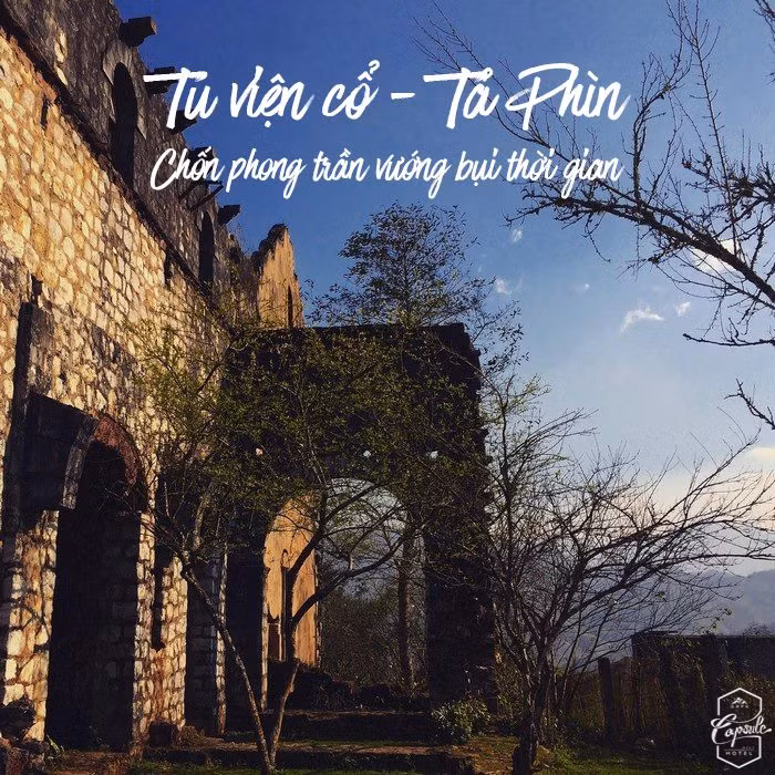 Tuy bị bỏ hoang và phủ đầy dấu ấn của thời gian, thế nhưng Tu viện Tả Phìn lại là điểm đến mang vẻ đẹp độc đáo khó cưỡng lại với nhiều du khách khi tới du lịch Sapa.