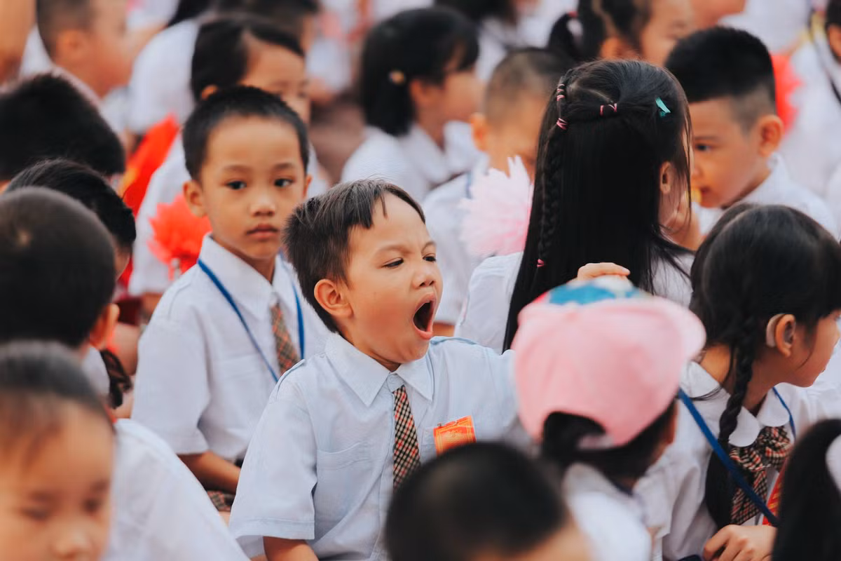Sáng nay ngày 5/9/2018 có tổng cộng tới gần 24 triệu học sinh, sinh viên các cấp tham gia buổi lễ khai giảng.