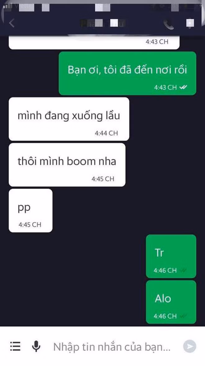 Co gai bung shipper 20 coc tra sua bi CDM nem da 