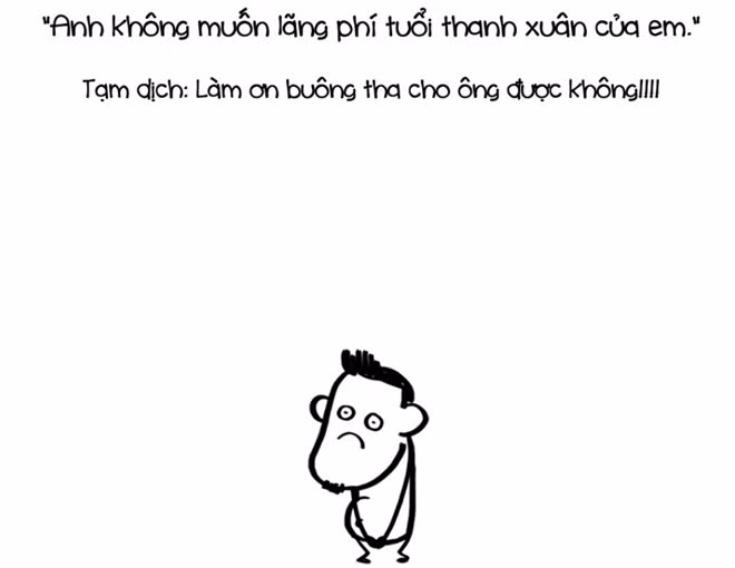 "Anh không muốn lãng phí tuổi thanh xuân của em” thật ra chỉ là một cái cớ.