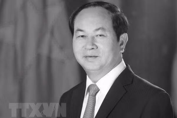 Lien hop quoc danh mot phut mac niem Chu tich nuoc Tran Dai Quang