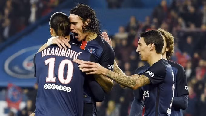 PSG đang sở hữu dàn siêu sao tấn công thượng hạng với những cái tên như Ibrahimovic, Cavani, Di Maria.