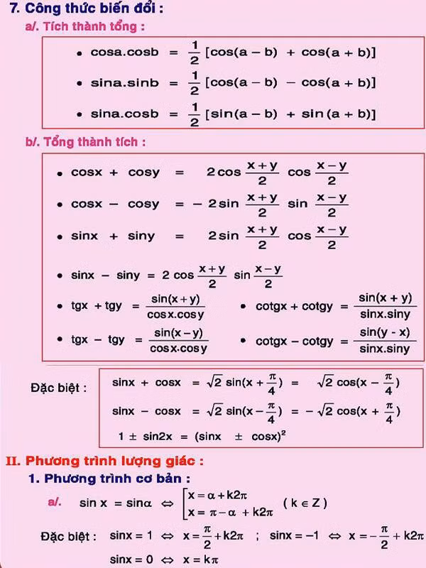 Đây chỉ là một phần rất rất rất nhỏ trong tất cả kiến thức lý thuyết, công thức Toán học mà 12 năm bạn đã miệt mài theo đuổi.