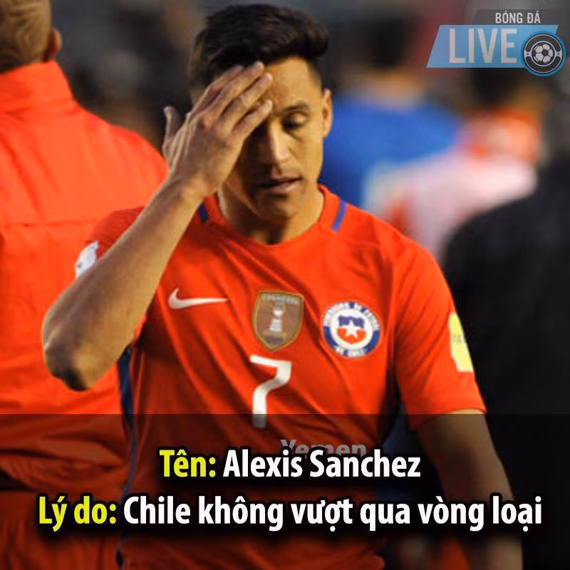 Sang MU, Alexis Sanchez chưa thể hiện được nhiều và đội Chile của cầu thủ này cũng từ bỏ World Cup để tập chung cho Copa America.