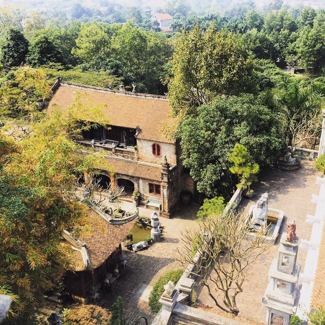 Một góc Việt phủ Thành Chương nhìn từ trên cao.