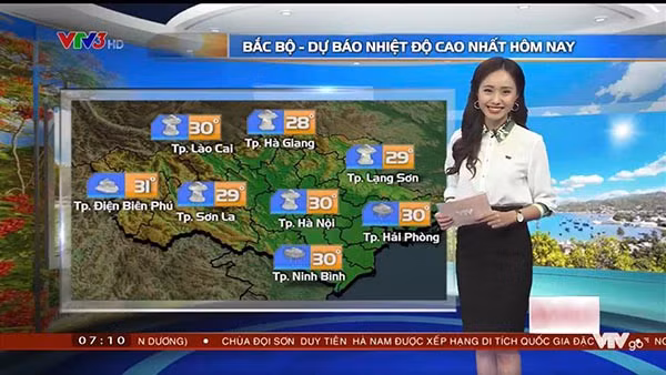 Vài năm trở lại đây, bản tin thời tiết của kênh truyền hình quốc gia VTV luôn được sự dẫn dắt của các MC 9x sở hữu ngoại hình xinh đẹp, cuốn hút. Lần lượt những cái tên như Mai Ngọc, Ngọc Vân và mới nhất là Xuân Anh đã trở thành "cô gái thời tiết" có lượng fan cực lớn trên mạng xã hội.