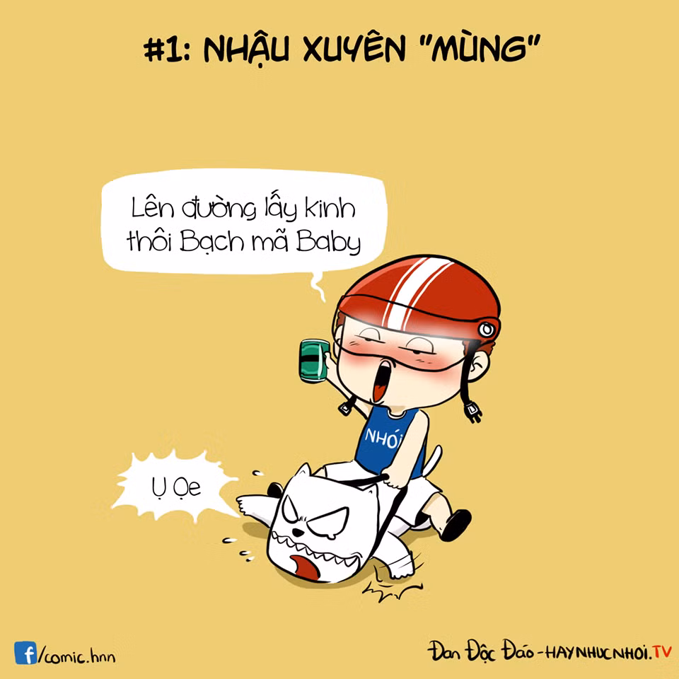 Mỗi dịp Tết đến xuân sang, cánh mày râu lại lấy việc nhậu nhẹt làm tiêu chí của mình. Họ mải miết uống rượu bia và coi thứ đó là một phần chào mừng năm mới.