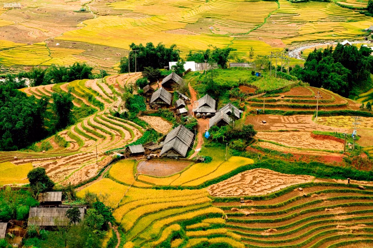 Phong cảnh thiên nhiên của Sapa được kết hợp với sức sáng tạo của con người cùng với địa hình của núi đồi, màu xanh của rừng, như bức tranh có sự sắp xếp theo một bố cục hài hòa tạo nên một vùng có nhiều cảnh sắc thơ mộng hấp dẫn.