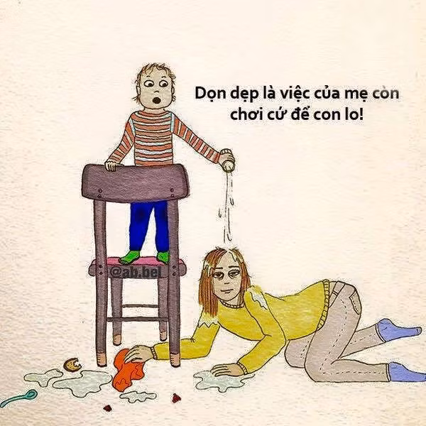 Việc của mẹ là dọn dẹp, còn việc bày bừa thì cứ để con lo. Trong ngày của phụ nữ 8/3, vẫn có những người mẹ, người bà tiếp tục bất chấp mọi khó khăn, vất vả để nuôi dạy con cái, chăm sóc gia đình.