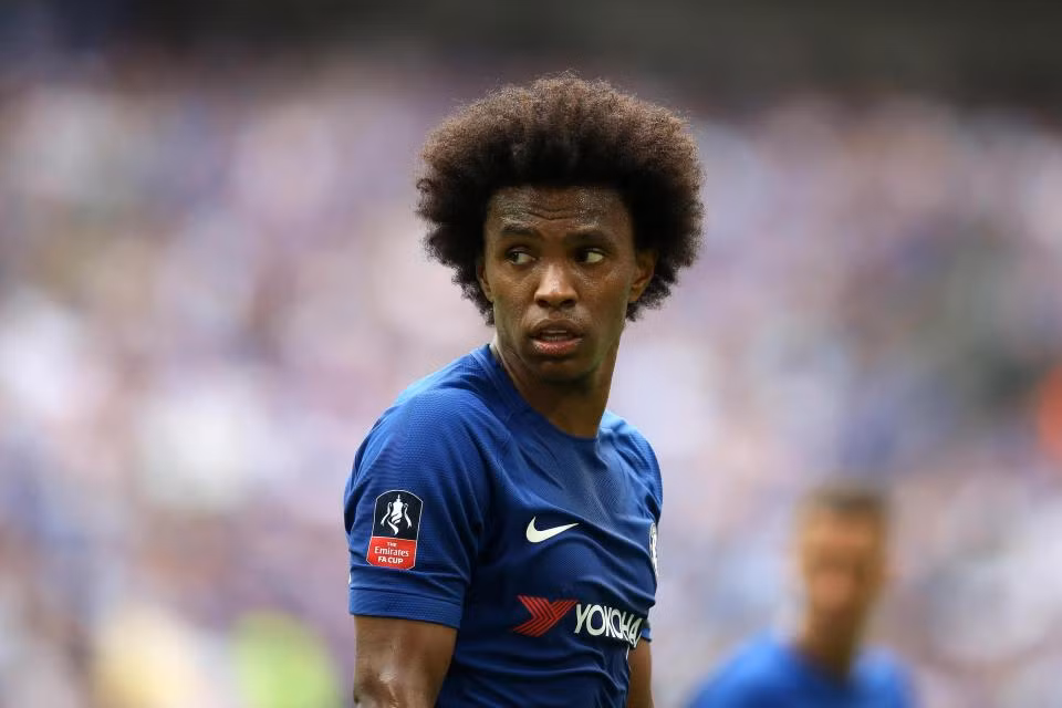Chuyển nhượng bóng đá từ Goal, Real cũng muốn ký với Willian của Chelsea nhằm giải phóng cho Gareth Bale thời gian tới.