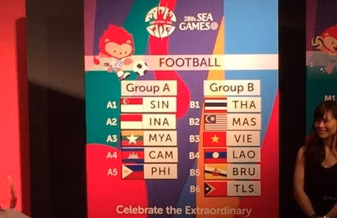 Tai vong bang Sea Games 28 U23 Viet Nam lai gap Thai Lan