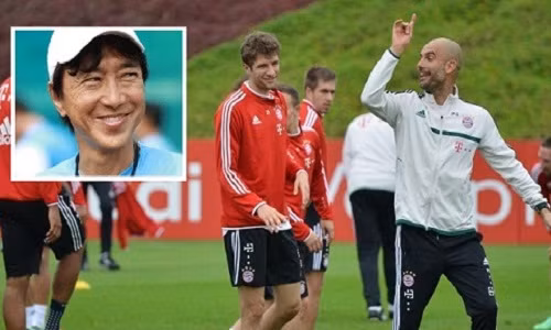 HLV Miura hoc “mot” bai tap cua Pep Guardiola tai Qatar