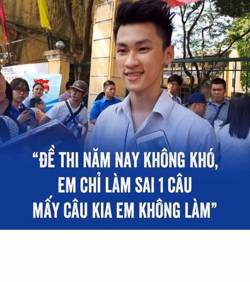 Cộng đồng mạng xôn xao bình luận về đề thi Văn tốt nghiệp THPT. Theo đó, một trong những thí sinh hoàn thành bài thi nhanh nhất hồn nhiên cho biết: “Em làm sai có một câu, mấy câu kia em không làm”.