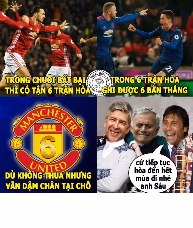 Arsenal được mệnh danh là "chú Tư" còn hiện tại MU được gọi là "anh Sáu".