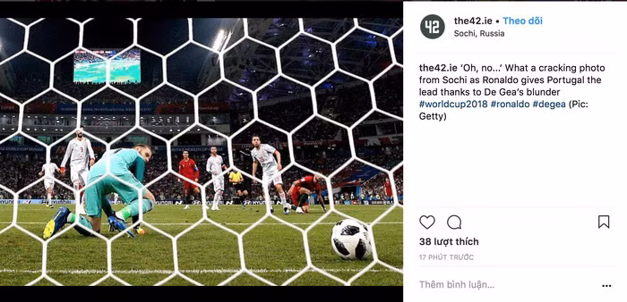 Mac sai lam chet nguoi, De Gea bi che gieu tai World Cup 2018