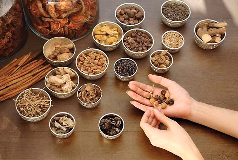 Thuốc bắc thường được hãm, ninh trong nước để uống chữa bệnh. Những món ăn với thuốc bắc có lợi cho sức khỏe, đặc biệt đối với những người có sức đề kháng yếu hay ốm vặt, để bồi bổ cơ thể và còn rất tốt cho bà bầu. Ảnh: thuocbac.edu.vn.