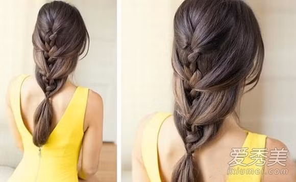 3. Tết lỏng tay: Nếu bạn thích có mái tóc xoăn cổ điển, hãy chọn kiểu tết đuôi sam lỏng tay sau đầu. Bạn không cần phải lấy hết các lọn tóc ở sát da đầu để tết mà hãy lấy các lọn thưa nhau, tết lỏng tay. Ảnh: Ngoisao.vn.