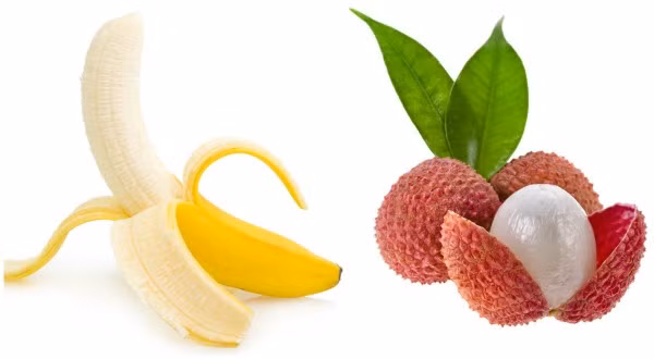 Mặt nạ vải, chuối: Dùng 4-5 quả vải, tách lấy thịt, xay nhuyễn cùng ¼ quả chuối chín. Thoa hỗn hợp lên da và massage đều, thư giãn trong 15-20 phút rồi rửa sạch với nước lạnh. Ảnh: Myphamsakura.net.