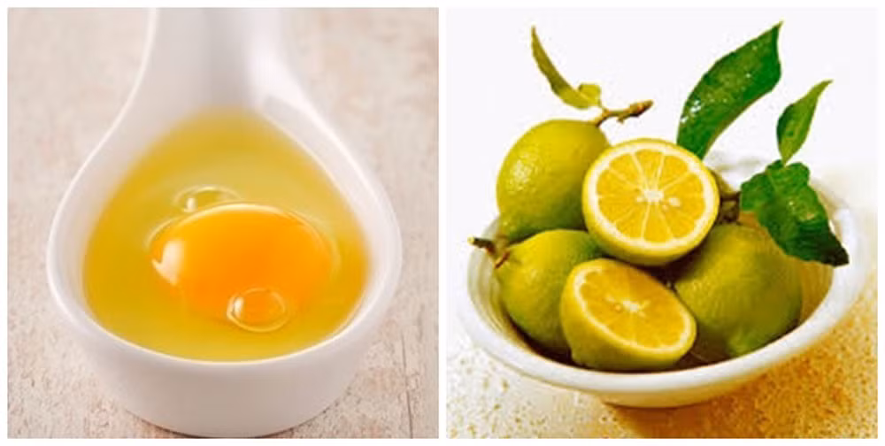 4. Mặt nạ chanh tươi và trứng gà. Ngoài công dụng trị mụn hay trị tàn nhang nám da thì loại mặt nạ quen thuộc này cũng có thể lột nhanh những tế bào chết trên da, làm lành các thương tổn da do tác động ngoại cảnh và dưỡng da trắng mịn dễ dàng. Ảnh: tredepsausinh.vn.
