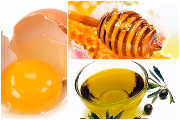8. Mật ong và lòng đỏ trứng gà: Cho lòng đỏ và mật ong vào một cái chén sạch rồi dùng dụng cụ đánh trứng đánh đều thành hỗn hợp sền sệt. Sau khi tắm xong, bạn thoa lên da và đợi khoảng 15 phút thì tắm lại với nước lạnh. Ảnh: tuelinh.vn.