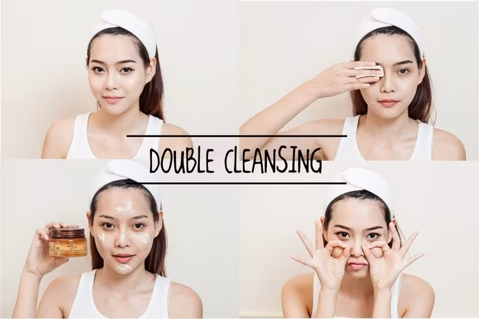 Dù bây giờ các sản phẩm trang điểm đã nhẹ nhàng và an toàn với làn da hơn trước đây nhiều nhưng tẩy trang hai bước vẫn được hầu hết phụ nữ Nhật áp dụng. Ảnh: Pinterest.