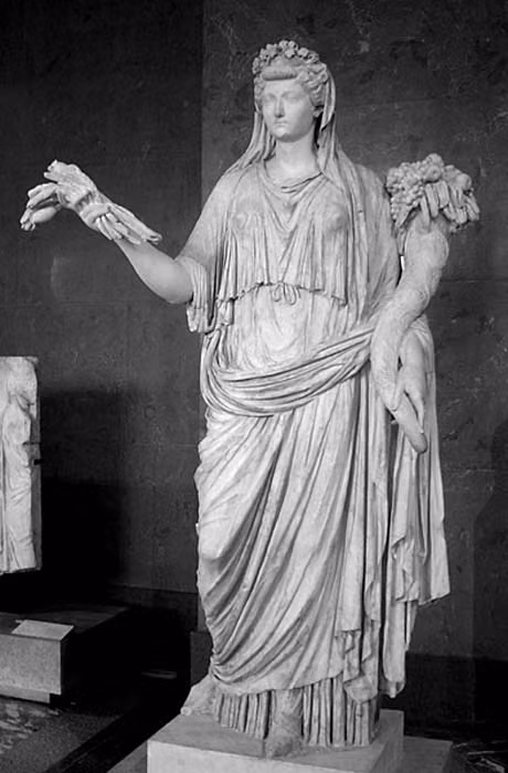 Theo các ghi chép lịch sử, trước khi vào cung và trở thành vợ của hoàng đế Augustus, Livia đã kết hôn với một chính trị gia người La Mã tên Tiberius Claudius Nero. Người chồng đầu tiên của Livia được cho là anh họ của bà.