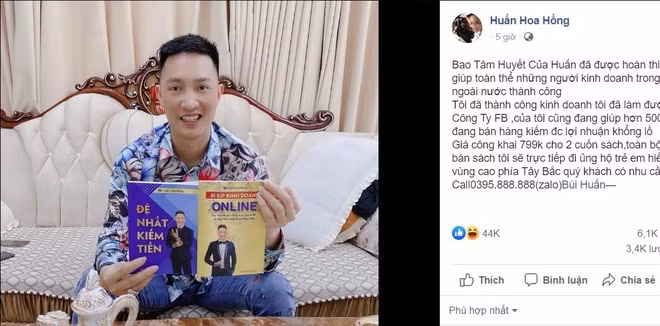 Nghi van sach lau cua Huan “Hoa Hong“ bi 