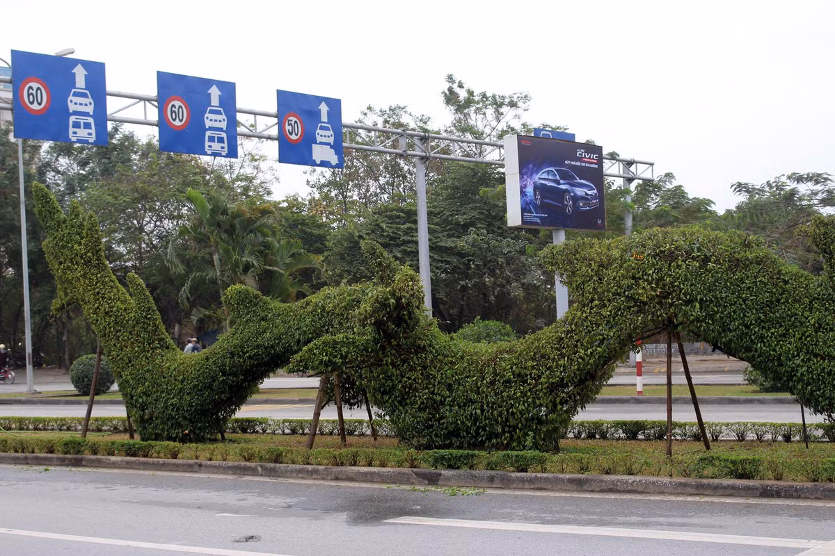 Từ phiên bản rồng hoa vàng rực rỡ, rồng Hải Phòng trở lại với màu xanh xưa cũ.