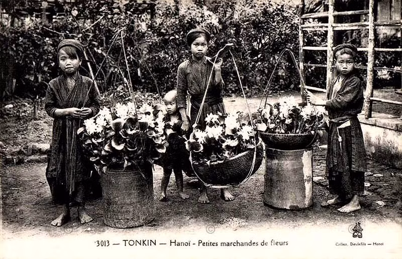 Một gánh chợ hoa xưa.