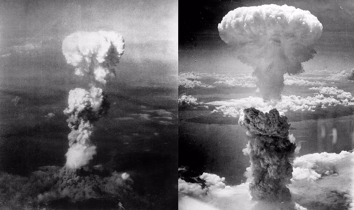 Ngày 6/8/1945, quả bom hạt nhân mang tên "Cậu bé" (Little Boy) được thả xuống thành phố Hiroshima, Nhật Bản. Ba ngày sau, thành phố Nagasaki của Nhật Bản hứng chịu thảm kịch hạt nhân.