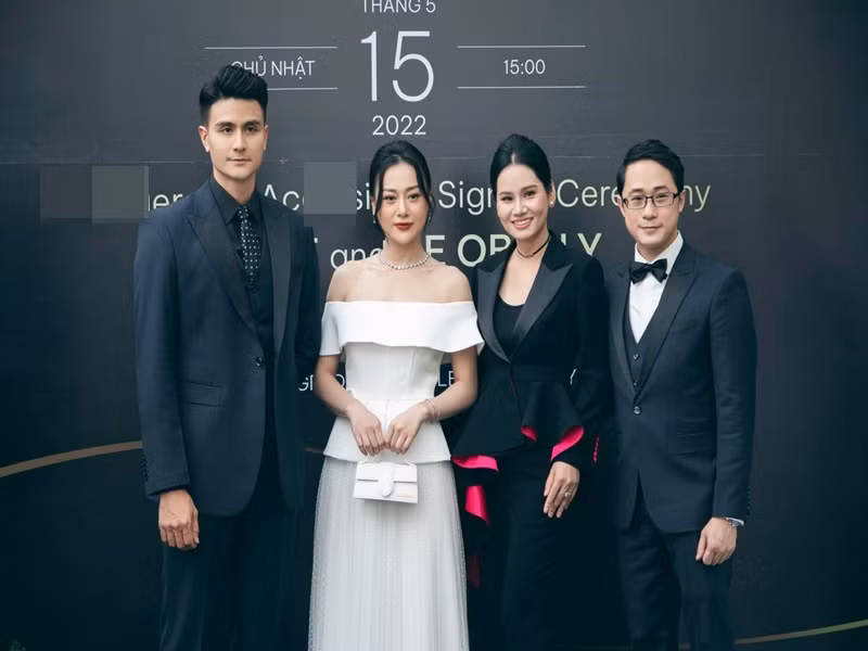 Cách đây ít ngày, Phương Oanh - Vĩnh Thụy cùng tham gia một sự kiện. Cả hai hiện tại đều kín tiếng về chuyện tình cảm. Ảnh: FBNV