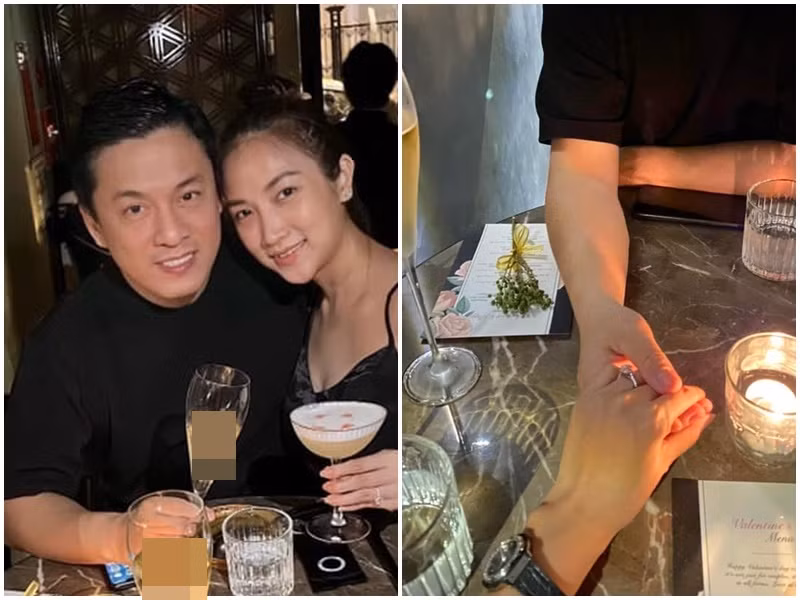 Tình cảm giữa Lam Trường và Yến Phương ngày càng mặn nồng. Cặp đôi khoe bữa ăn tối lãng mạn dịp Valentine 2022.