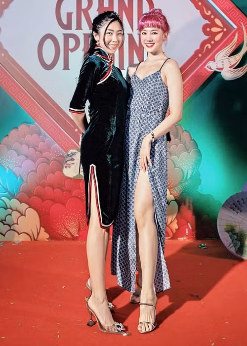 Mới đây, Hari Won gây chú ý khi xuất hiện với mái tóc màu hồng tím.