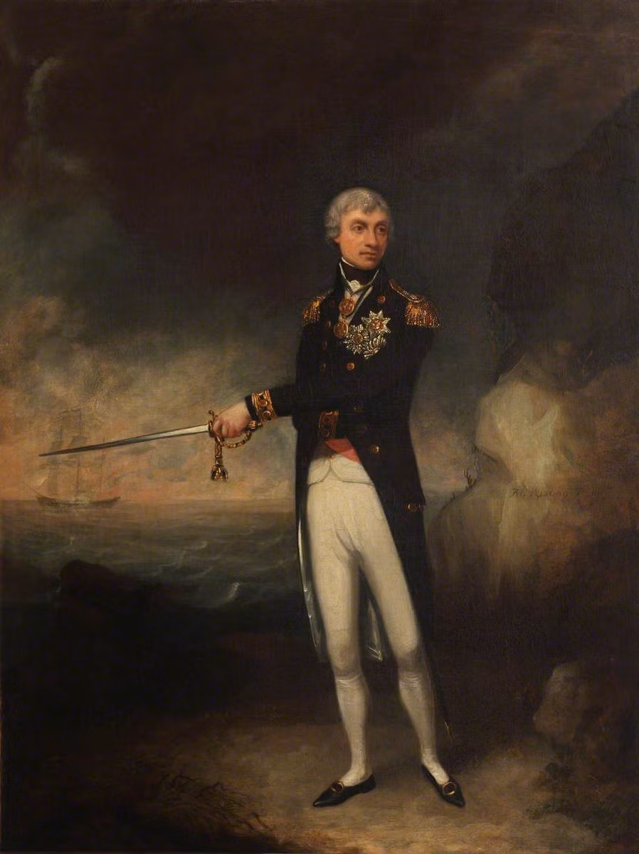Cũng trong trận Trafalgar, Đô đốc Nelson bị một lính bắn tỉa Pháp bắn trọng thương.