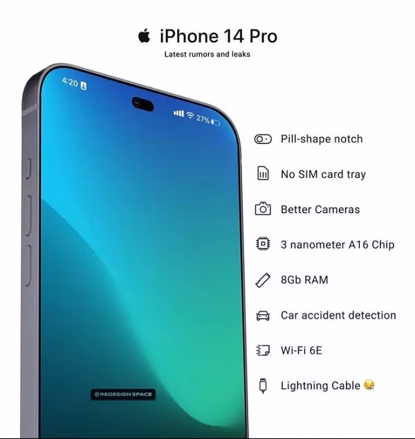 Có rất nhiều thông tin cho rằng, Apple sẽ lần đầu tiên đưa thiết kế màn hình đục lỗ lên iPhone mới trong năm nay nhưng có vẻ như Apple đã trì hoãn kế hoạch này cho thế hệ iPhone tiếp theo.