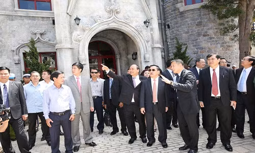 Thu tuong Lao den tham Ba Na Hills