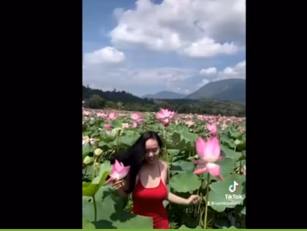 Điều khiến netizen hết sức trầm trồ ở đoạn clip ngắn này chính là cơ thể săn chắc, vòng eo con kiến cùng làn da trắng nõn nà của cô nàng. Dù đi trái lại với cách chụp sen truyền thống, nhưng cô nàng vẫn gây sức hút nhờ vào body của mình mà không phản cảm.