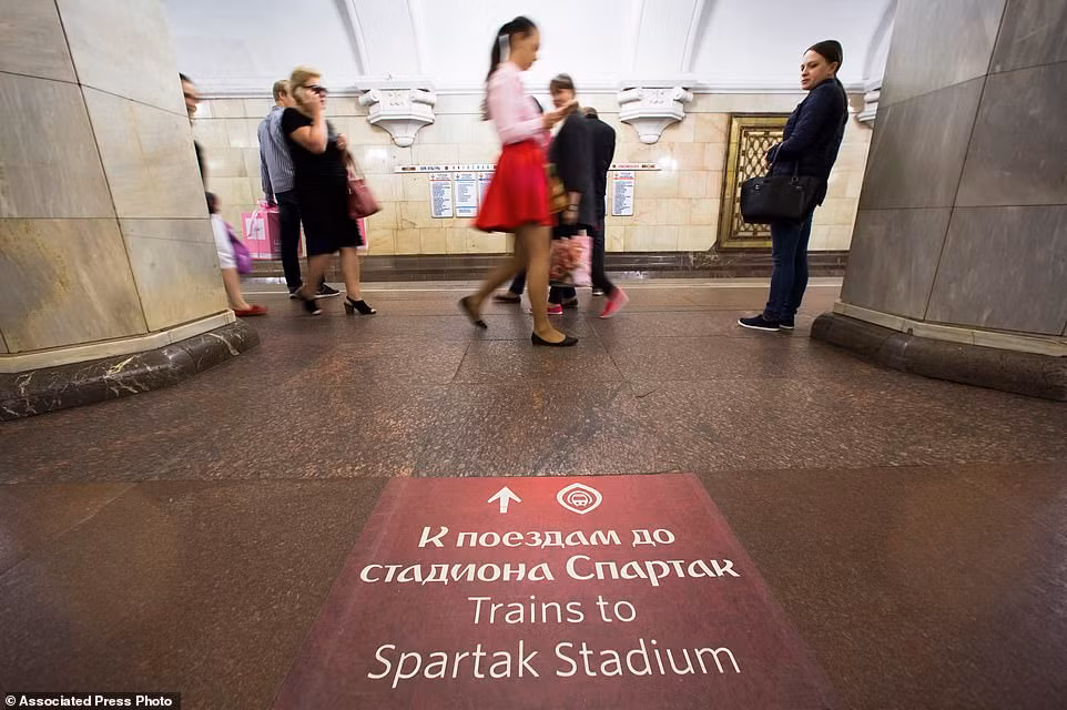 Du khách có thể di chuyển bằng tàu điện ngầm để đến Sân vận động Spartak nhằm theo dõi một số trận đấu tại World Cup 2018.