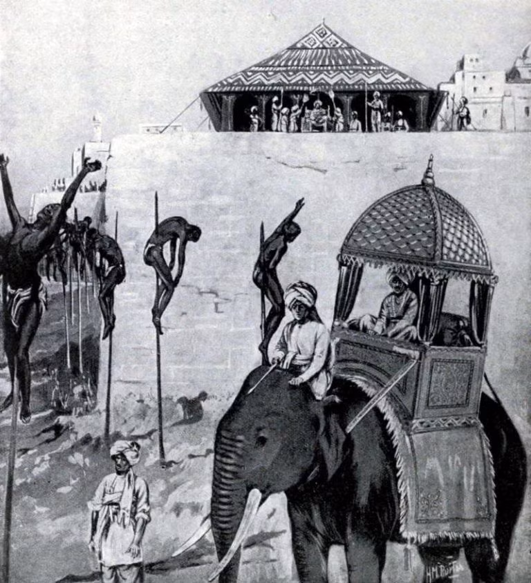 Vlad III đã tàn sát hàng ngàn người theo cách trên. Chính vì vậy, ông còn được gọi với cái tên Tepes (nghĩa là "Kẻ xiên người").