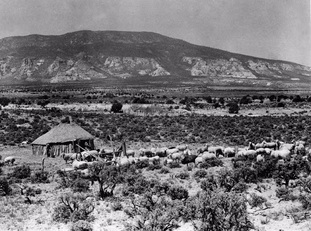 Quang cảnh vùng núi Nvajo ở địa phận bang Utah. Ảnh: John Collier Jr.