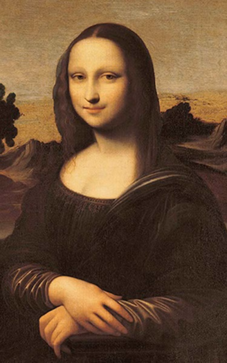 Theo các chuyên gia, danh họa da Vinci đã vẽ bức chân dung nàng Mona Lisa vùng Isleworth (trong ảnh) trẻ trung, tươi vui hơn khoảng 10 năm trước khi cho ra đời tác phẩm kinh điển Mona Lisa đang được trưng bày tại bảo tàng cung điện Louvre ở Paris (Pháp).