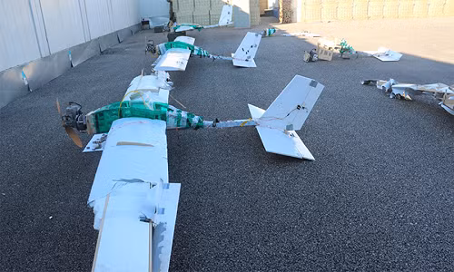 Những chiếc UAV của nhóm phiến quân từng tấn công căn cứ của Nga tại Syria hôm 6/1. Ảnh: RT.