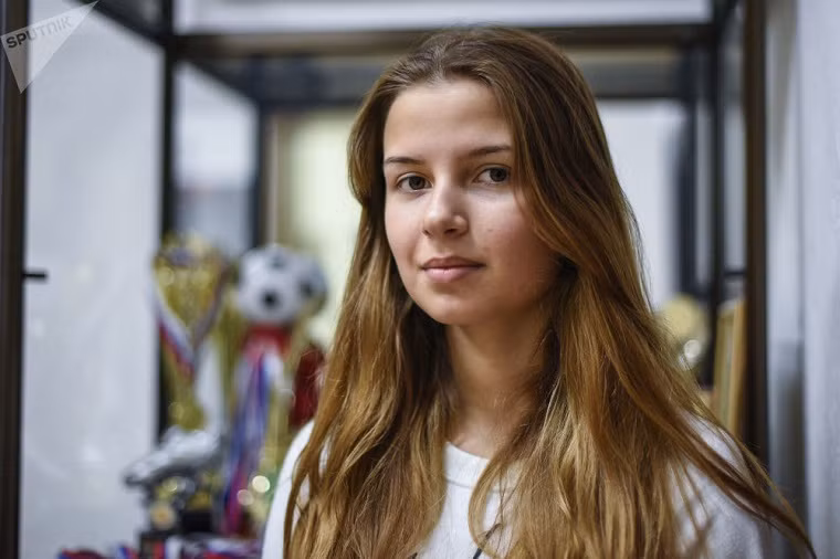 Trong ảnh là Svetlana Nikiforova, một nữ sinh viên đại học ở Moscow.
