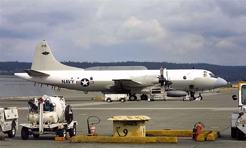 Chiếc máy bay do thám EP-3E Aries của hải quân Mỹ.