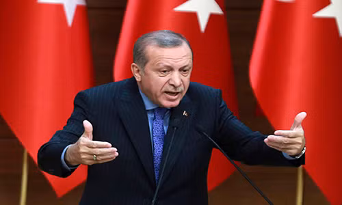 Tổng thống Thổ Nhĩ Kỳ Tayyip Erdogan. Ảnh: Politico.