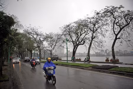 Thoi tiet hom nay 4/2: Mien Bac don mua xuan
